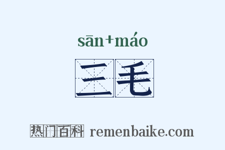 三毛是什么意思的图片